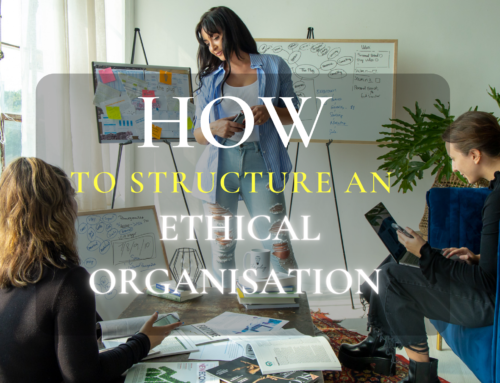 HOW TO STRUCTURE AN ETHICAL ORGANISATION?
